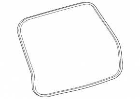 Seal rubber trunk door Lexus RX350L RX450hL 18-22 long