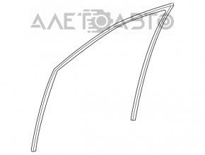 Glass seal front right Toyota Highlander 20-