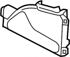 Door handle inner rear right Infiniti QX30 17-