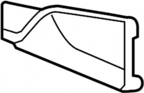 Door handle inner rear right Infiniti QX30 17-