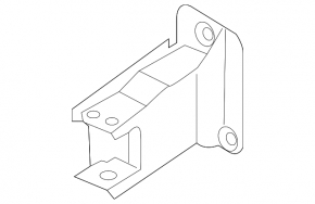Front bumper reinforcement fang right Audi A4 B8 08-16
