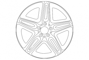 Wheel disk R21 x 10J Mercedes W167 GLE 350 450 20-23