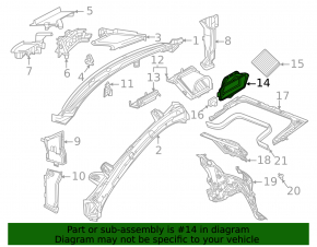 Air intake heater Mercedes W167 GLE 350 450 20-23 front part