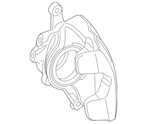 Front right support Mercedes C-class W205 300/350e/350h/400 15-21