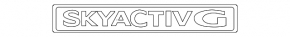 Mazda 3 19-24 4D SKYACTIV G trunk lid emblem