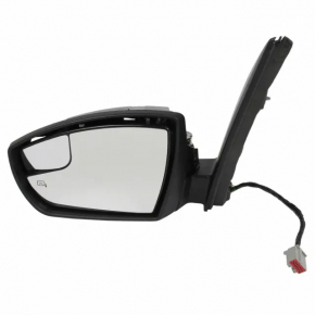 Left side mirror assembly for Ford C-max MK2 13-18, auto-folding, turn signal, heated