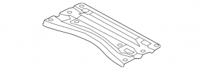 Trunk underbody protection Mazda 6 18-21