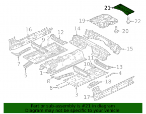 Trunk underbody protection Mazda 6 18-21