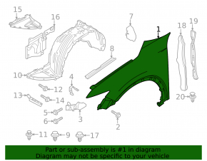 Front right wing Mazda CX-5 17- SIGNEDA