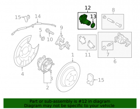 Ford Escape MK4 20-24 Rear Right Caliper Motor