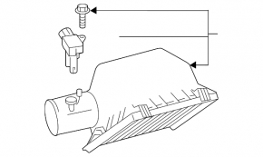 Lexus NX200t NX300 Air Filter Housing 15-21 Upper Part