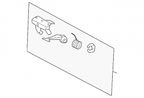 Mercedes W211 hood latch