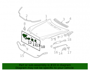 Mercedes W211 hood latch
