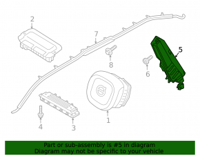 Airbag airbag seat right Volvo XC90 16-23