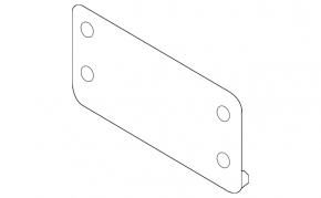 Front license plate area VW Passat 06-10