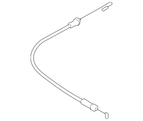 VW CC 09-17 trunk lid lock cable