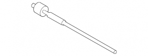 Left steering rod for Mitsubishi Lancer 10-17