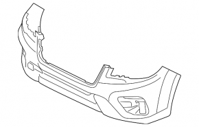 Front Bumper Naked Subaru Forester 19- SK FPS
