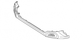 Subaru Forester 25-26 bare front bumper, lower part, Base, Premium