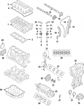 Cylinder head cylinder head Hyundai Kona 18-21 G4NH 2.0