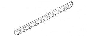 Inner front right glass seal Nissan Kicks 18-24