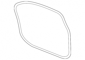 Front right door seal for Audi Q5 80A 18-24