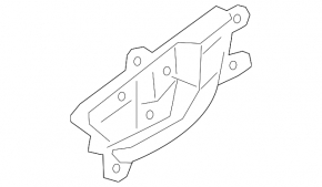 Door handle inside front right Kia Optima 16-