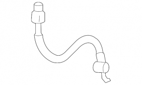 Brake hose front left Lexus IS 14-15 RWD