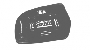 Mirror element right Subaru Outback 10-14 with heating
