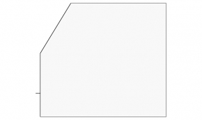 Rear center console trim for Nissan Rogue 21-22 with deflector, black, type 2, scuffed