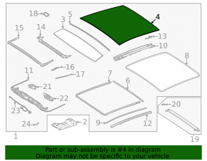 Front panoramic view for Mercedes H247 GLA 20-26
