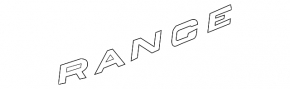 Land Rover Range Rover Sport 13-22 chrome tailgate emblem "RANGE"