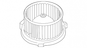 Mazda MX-5 16-25 heater fan motor