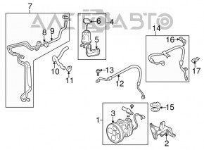 Subaru b9 Tribeca power steering pump