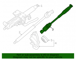 Lower steering joint Lexus GX550 24-26