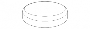 Toyota Highlander 20- Brake fluid reservoir cap
