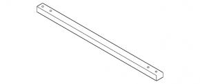 Upper TV bracket for Audi Q8 19-25