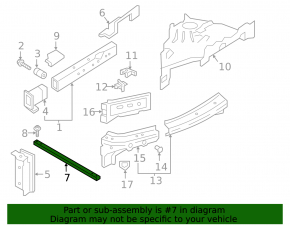 Upper TV bracket for Audi Q8 19-25