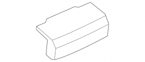 Rear bumper central absorber for Audi Q8 19-25