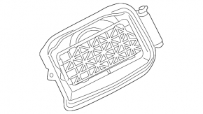 Fuel filler flap housing BMW 5 F10 11-16