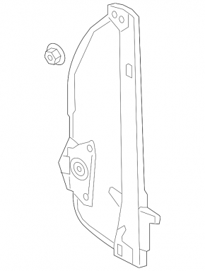 Window lifter with motor rear left VW Tiguan 22-24