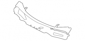 Wiper pan metal Nissan Altima 19-24