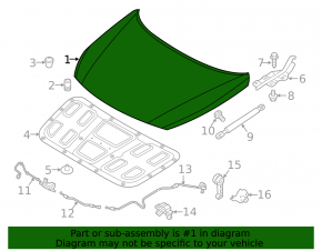 Hood bare Hyundai Sonata 18-19 SIGNEDA