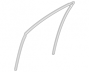 Glass seal front left Acura ILX 13-15