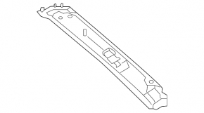 Rear pillar trim upper right Nissan Pathfinder 13-20 gray