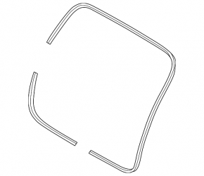 Hyundai Tucson 22-25 trunk door rubber seal