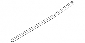 Glass seal inside rear right door Hyundai Elantra AD 17-20