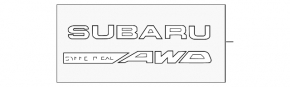 SUBARU Emblem Tailgate Subaru XV Crosstrek 13-17