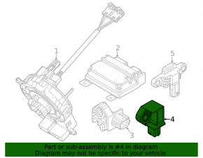 Airbag sensor center pillar right Kia Niro 23-