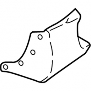 Lower front left fender lining for Ford Ecosport 18-22